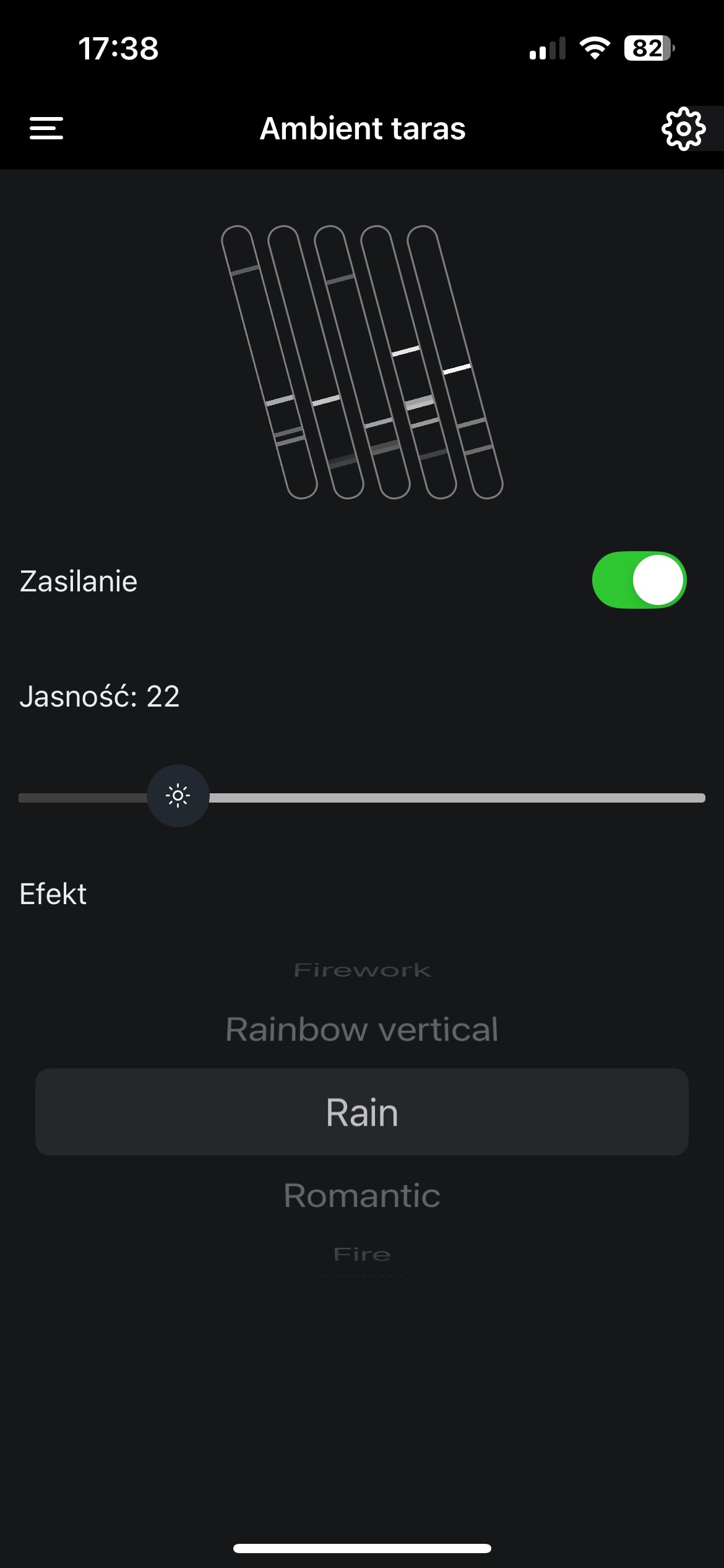 Efekty świetlne